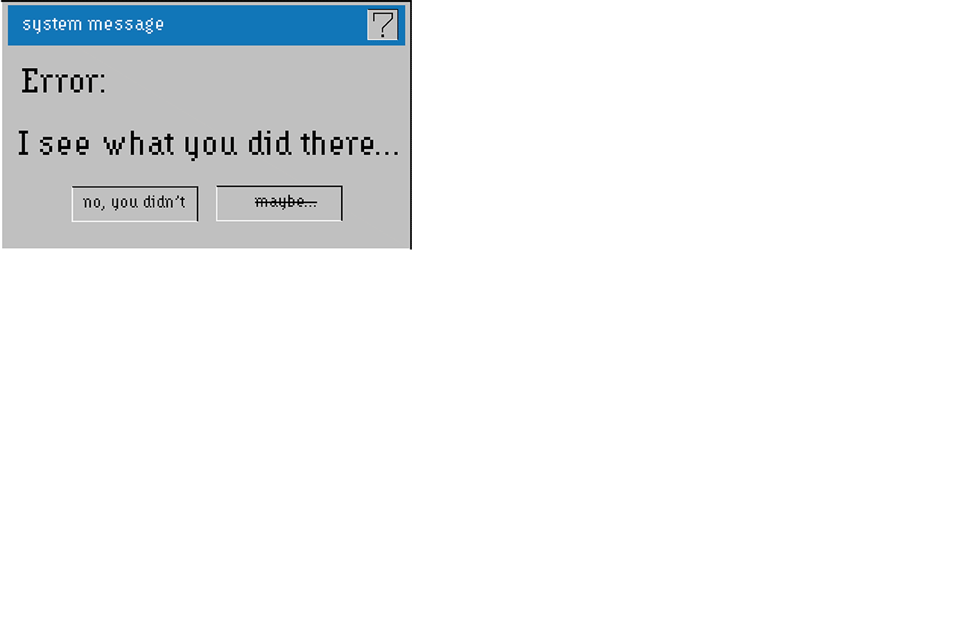 error