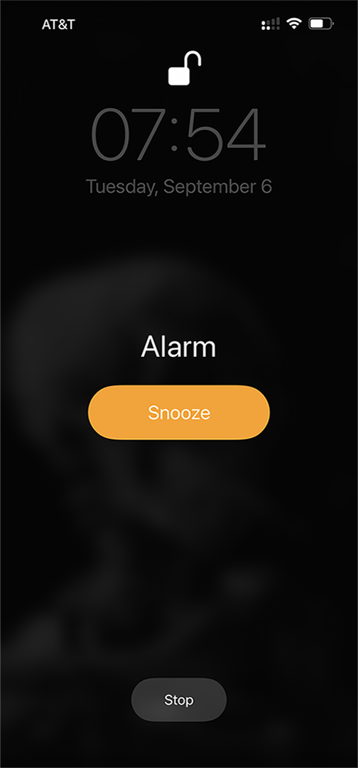 alarm clock